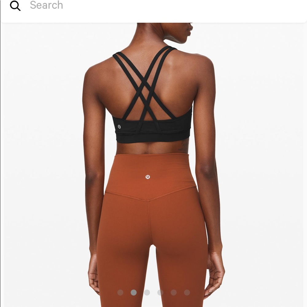 Lululemon black sports bra